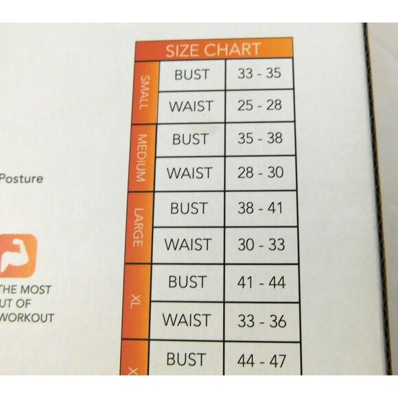 Slim & Trim Neoprene Slimming Vest Womens Large Black Full Zipper - Picture 9 of 10